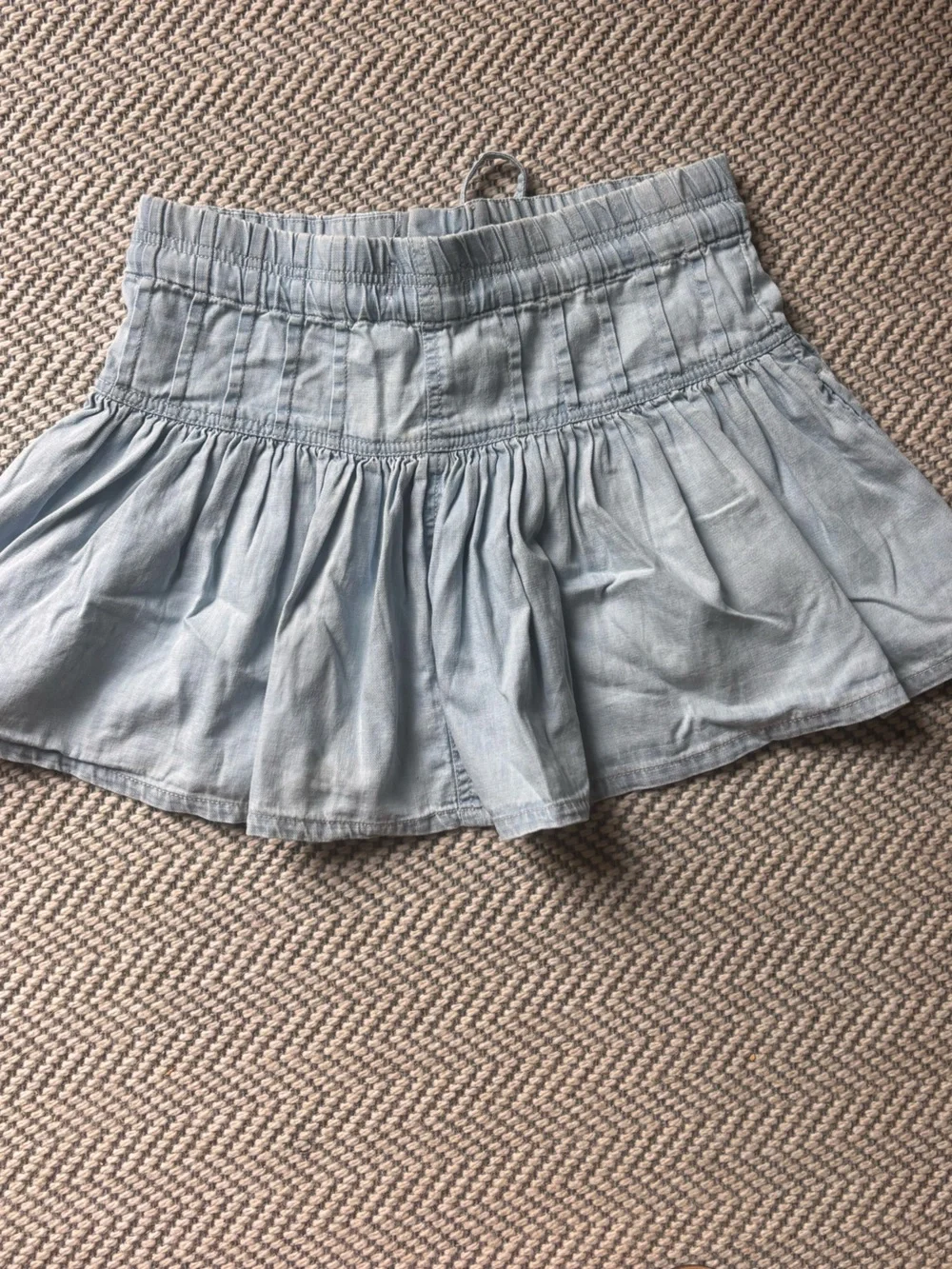 Free People denim mini